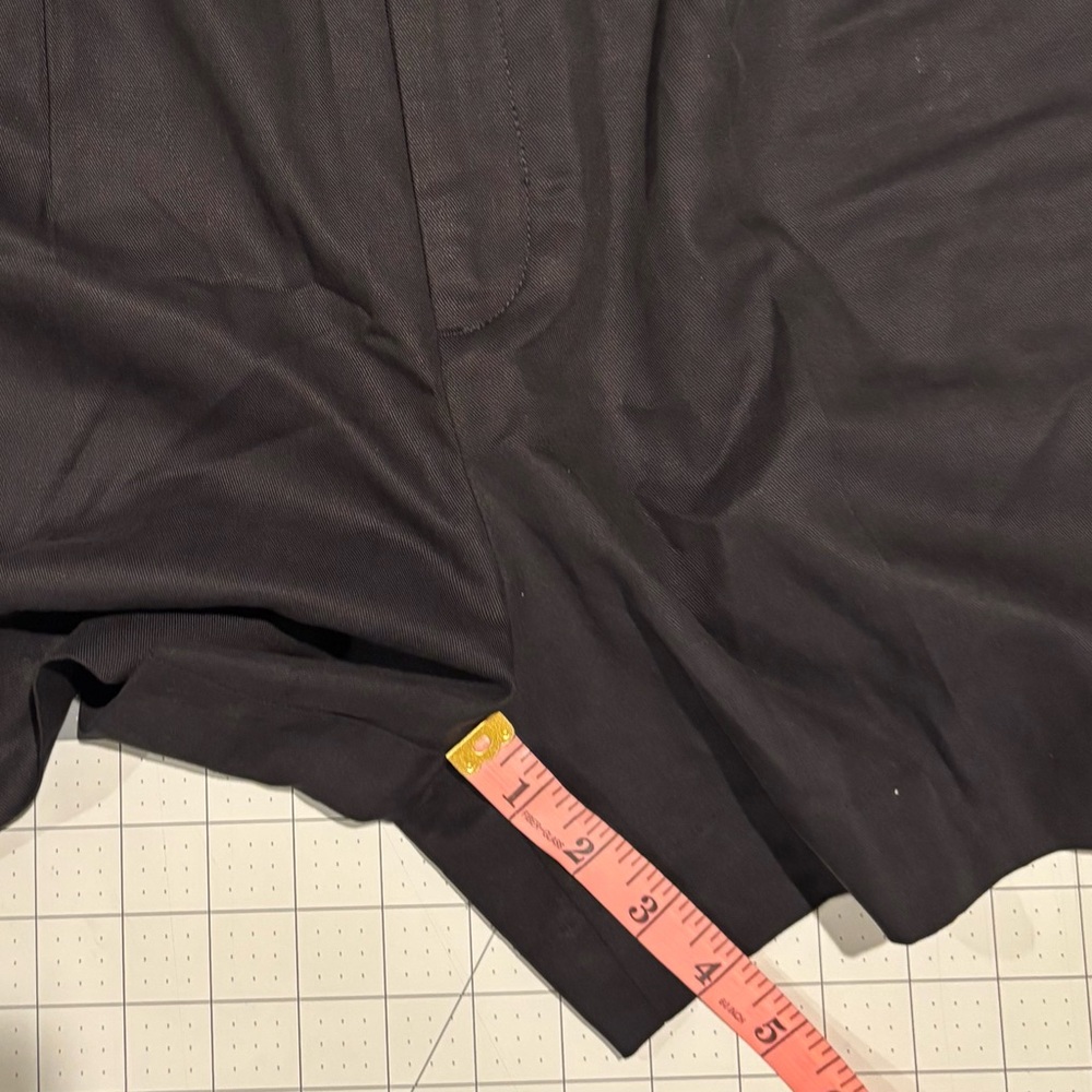 Madewell Pleated High Waist Lyocell/Cotton/Linen Black Shorts Size 14 - Picture 7 of 9